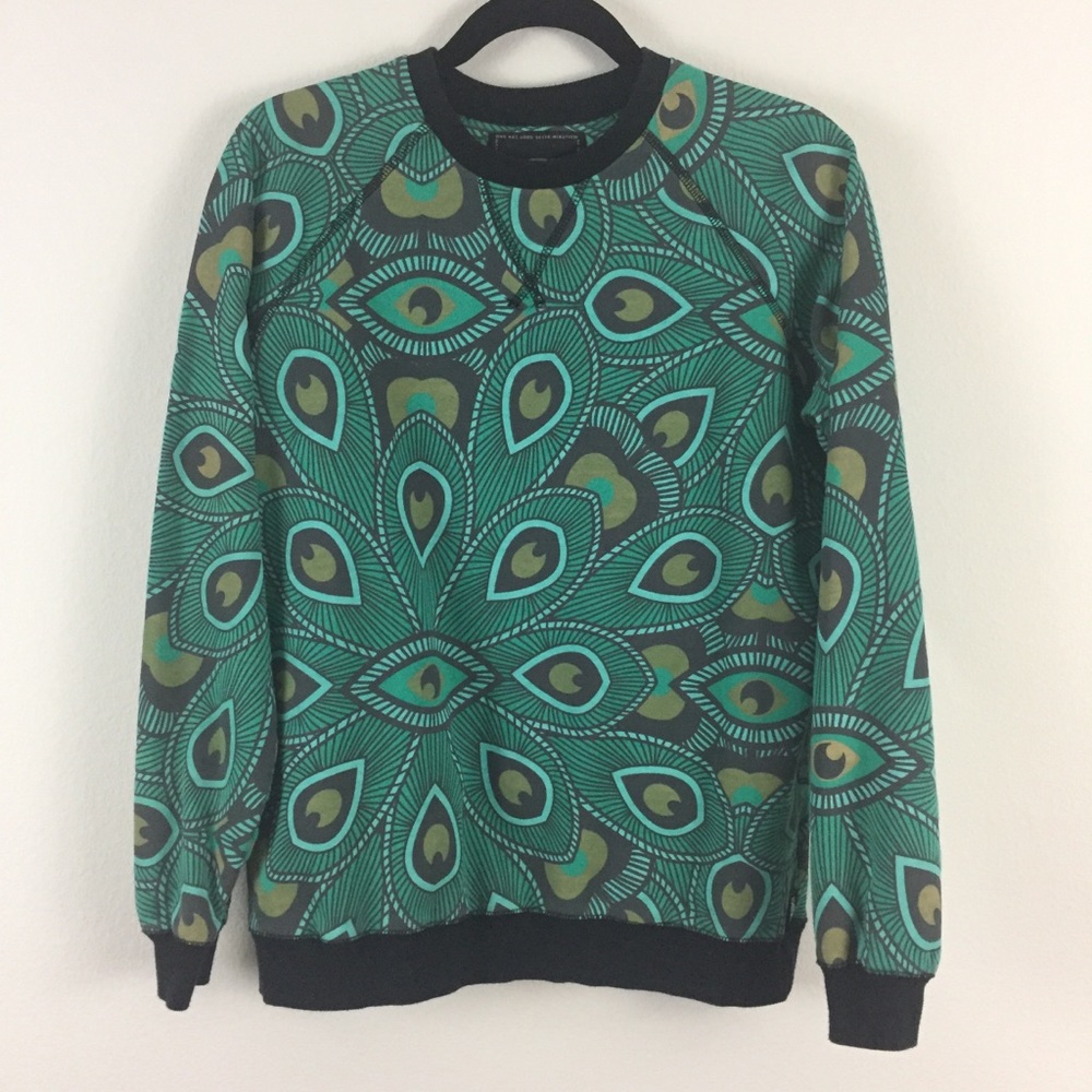 Deter UO Sweatshirt Men’s Small Peacock Turquoise